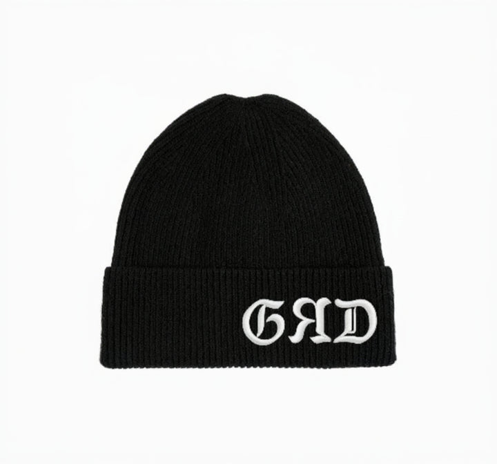 GRD BLACK/WHITE BEANIE