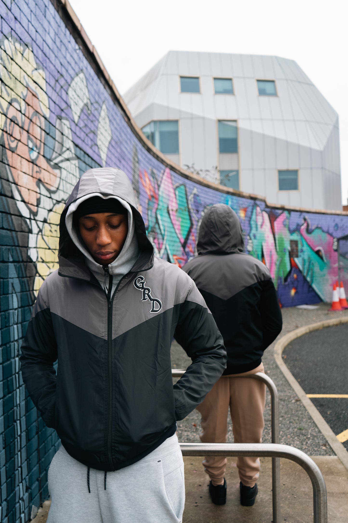 Anthracite Windbreaker Jacket