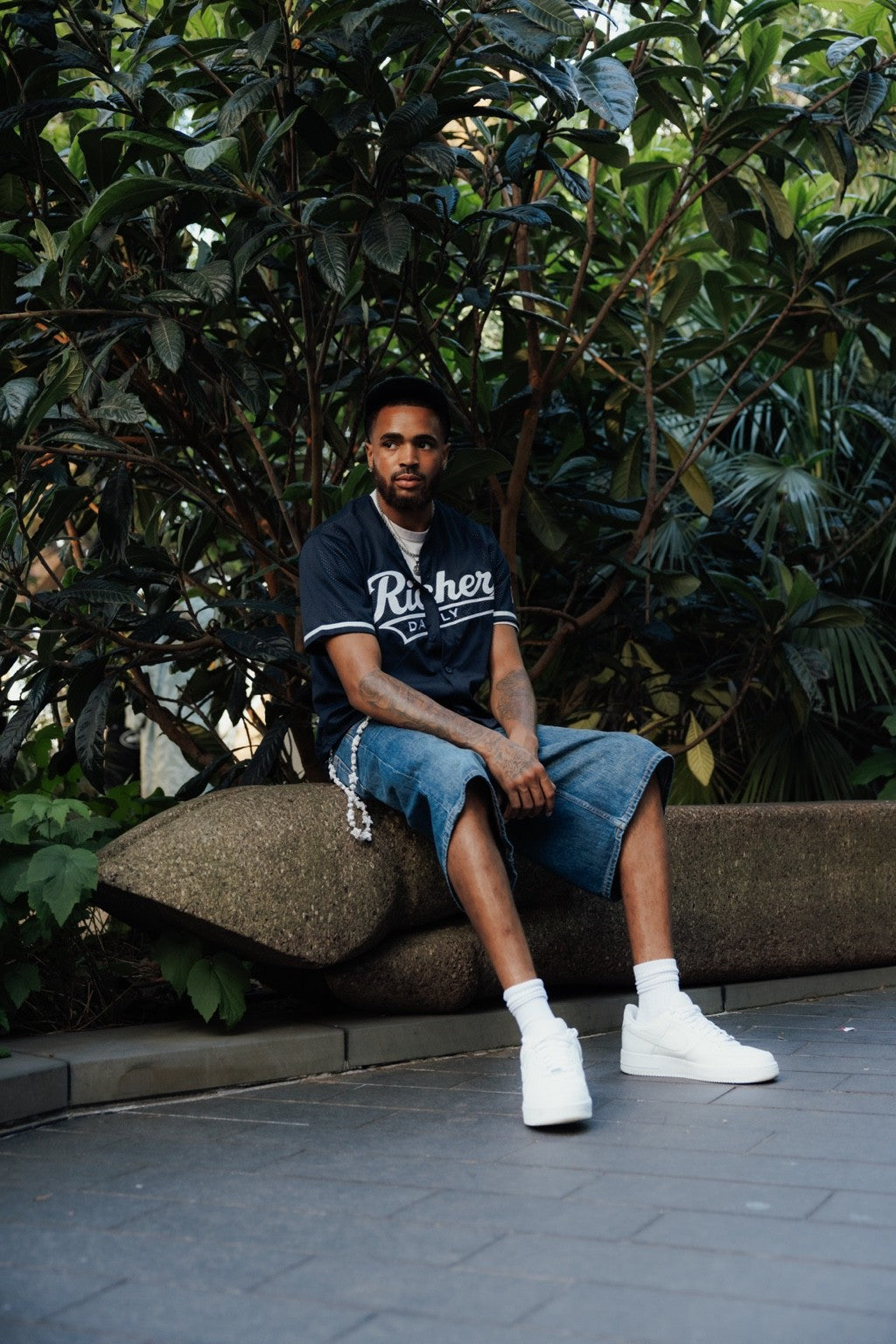 NAVY BLUE “RICHER DAILY” JERSEY