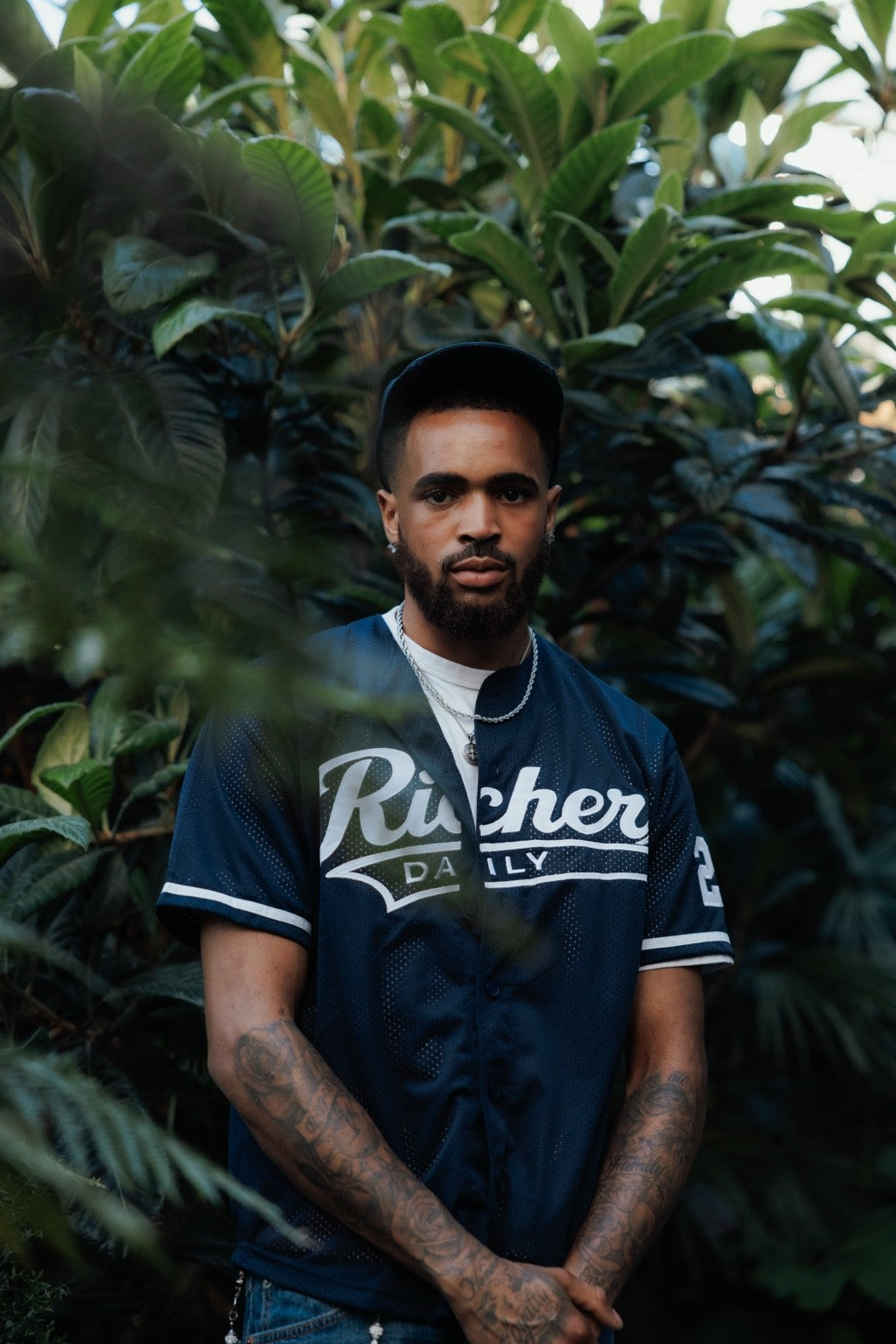 NAVY BLUE “RICHER DAILY” JERSEY