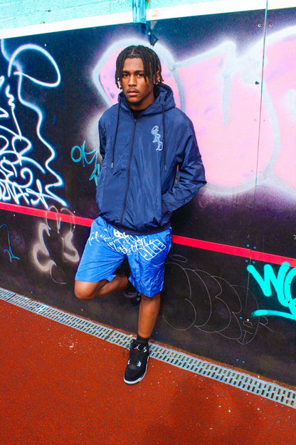 Navy Blue Windbreaker