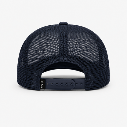 Navy Blue “Earned Not Given” Trucker Hat