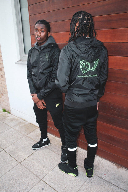 “Electric Green” Windbreaker Jacket