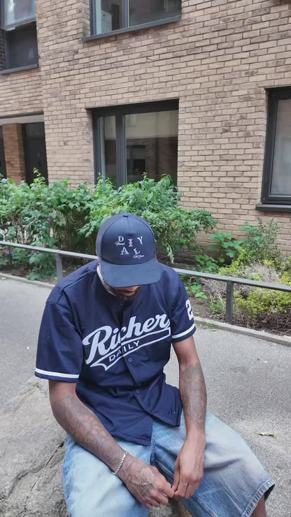 NAVY BLUE “RICHER DAILY” JERSEY
